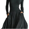 Flowing Side Split Maxi Skirt