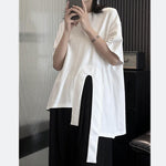 Irregular Short Sleeved Top