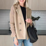 Double Breasted Lapel Blazer