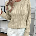 wist Round Neck Pullover Sweater