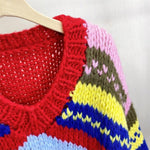 Long Sleeved Striped Sweater