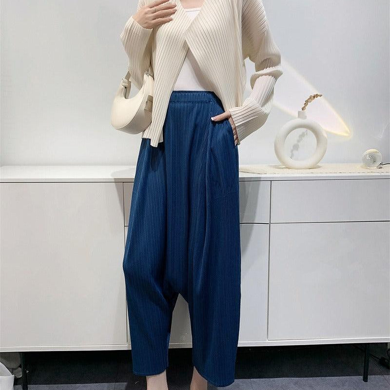 Wrinkled Harem Pants