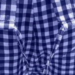 Plaid Round Neck Half Sleeve Top and Pants Set -runwayfashionista.com