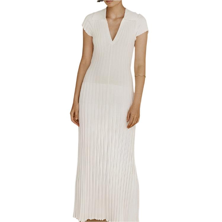 Knitted Pit Stripe Maxi Dress - runwayfashionista.com