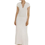 Knitted Pit Stripe Maxi Dress - runwayfashionista.com