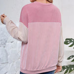 Round Neck Long Sleeve Sweatshirt - Runwayfashionista.com