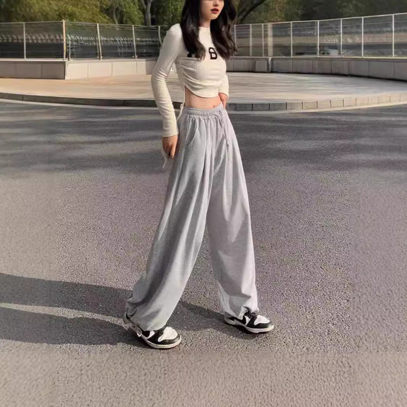 Straight Tube Casual Pants