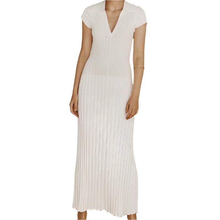 Knitted Pit Stripe Maxi Dress - runwayfashionista.com