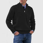 Stand Collar Zipper Sweater