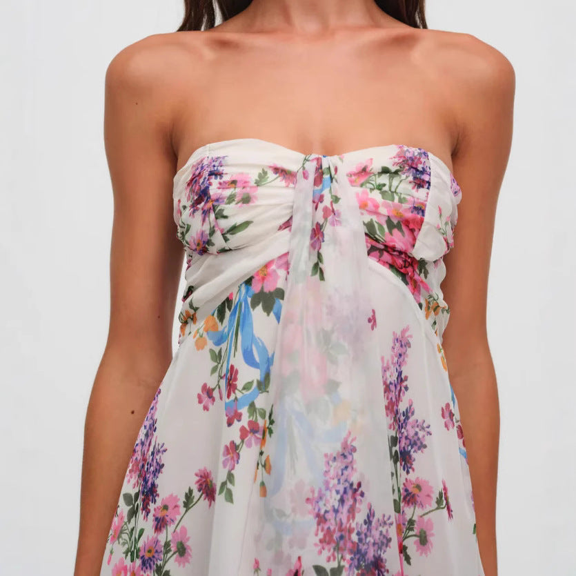 Sheer Floral A-line Mini Dress: The Ultimate Summer Statement