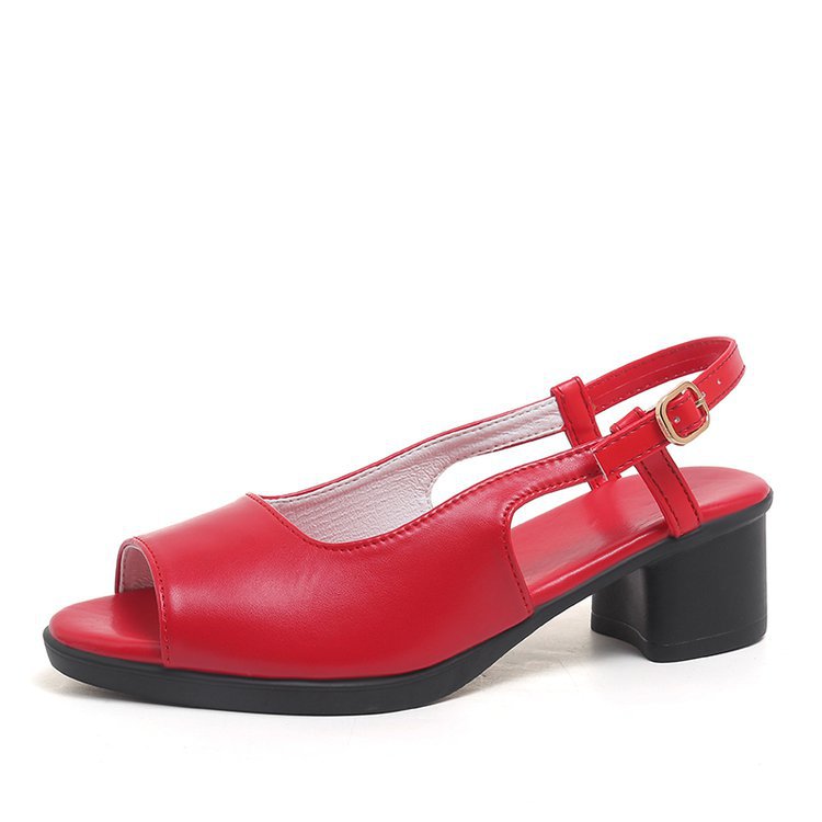 Fish Mouth Open-Toe Sandals - runwayfashionista.com
