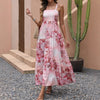 Sleeveless Ink Pocket Maxi Dress