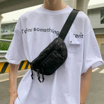 Chic Checkered Nylon Crossbody Bag - runwayfashionista.com