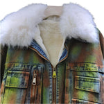 Fleecy Shorty Denim Jacket