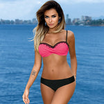 Daring Edge: The Lace Patchwork Bikini