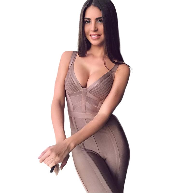 Bandage Jumpsuits Sleeveless