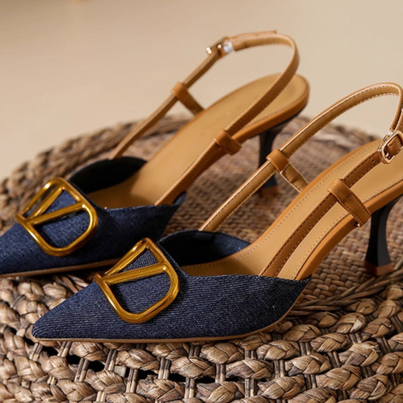 Parisian Poise: The French Shallow Mouth Pointed Toe Stiletto
