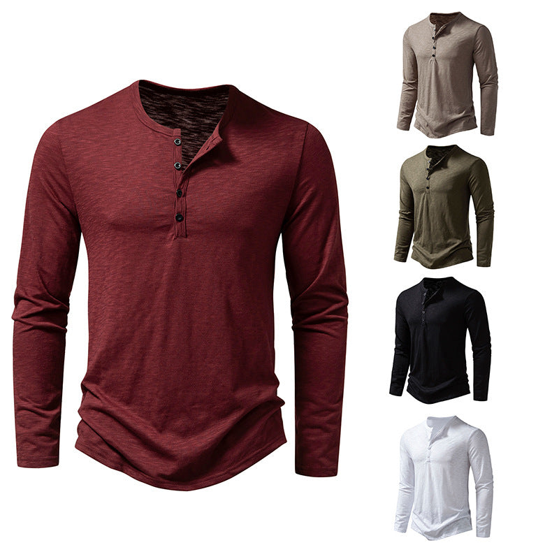 Long-sleeved Pullover Top - maroon