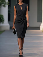 Casual A-Line Midi Dress