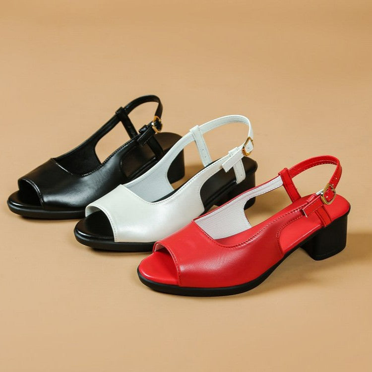 Fish Mouth Open-Toe Sandals - runwayfashionista.com