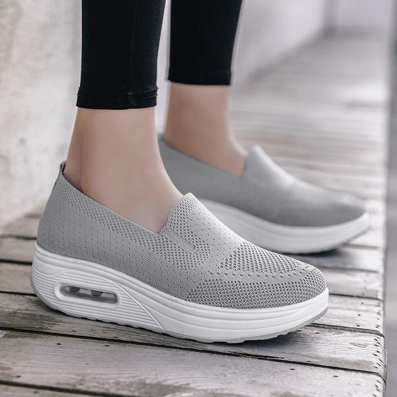 Breathable flying woven shoes - runwayfashionista.com