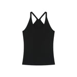 Sleeveless Basic Versatile Top - black