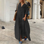 Long Sleeve Oversize Shirt Dresses