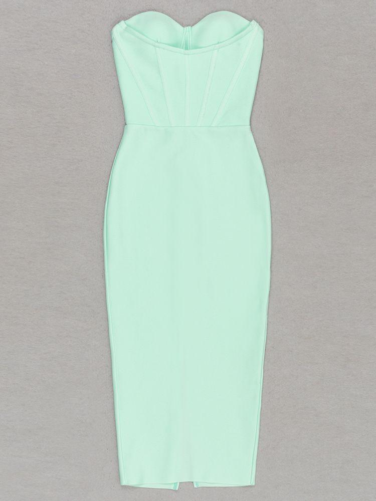 Backless Celebrity Party Midi Dress - runwayfashionista.com