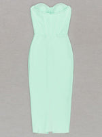 Backless Celebrity Party Midi Dress - runwayfashionista.com