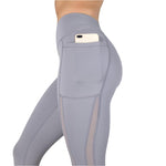 High Waist Mesh Stitching Leggings