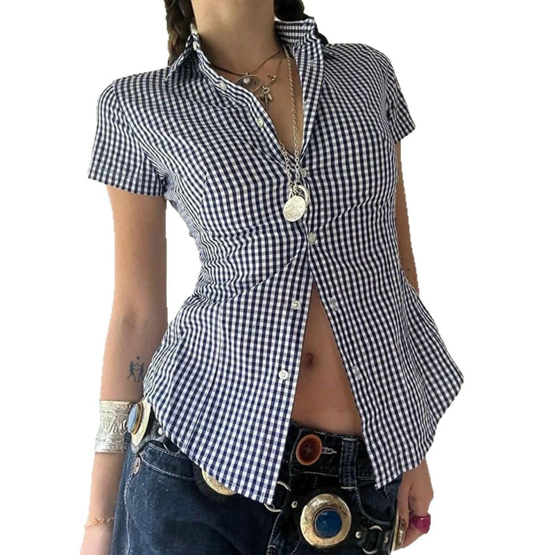 Casual Vacation Style Fitted Shirt