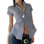 Casual Vacation Style Fitted Shirt