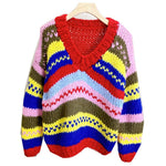Long Sleeved Striped Sweater