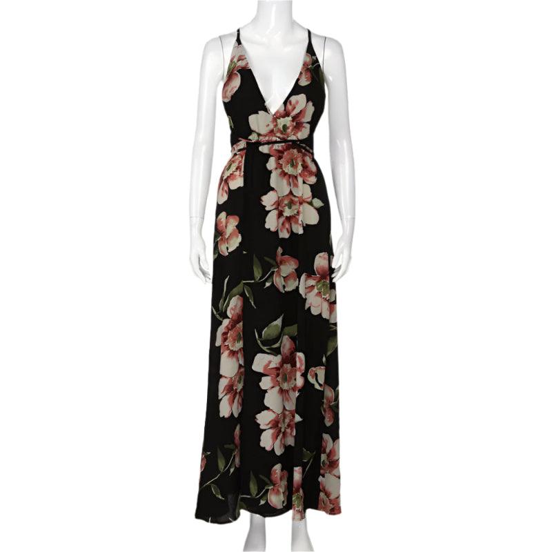 Boho Maxi Evening Dress - runwayfashionista.com