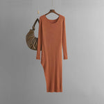 Slim Filt Long Dress