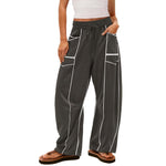 Y2K Wide-leg Pants With Pockets