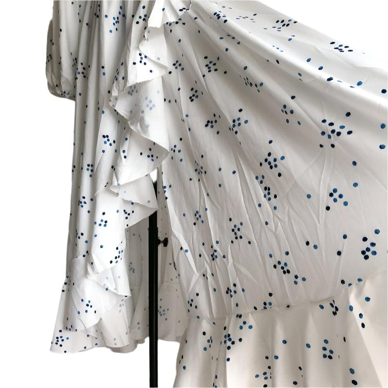 Floral Lantern Sleeve Maxi Dress