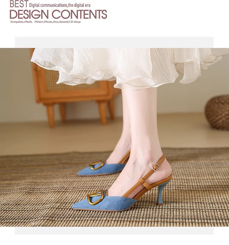 Parisian Poise: The French Shallow Mouth Pointed Toe Stiletto