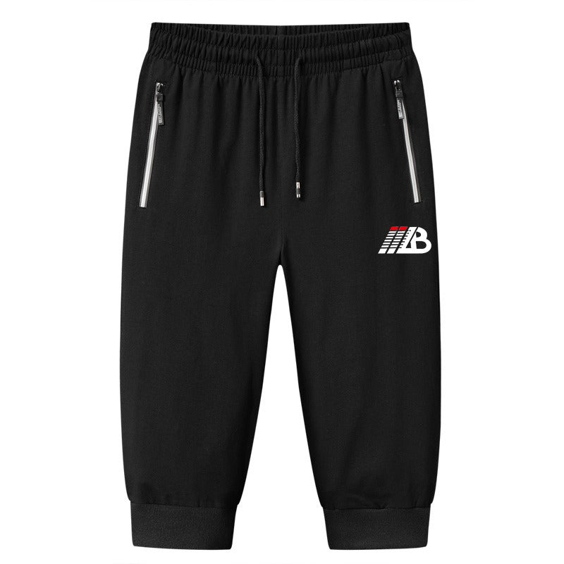 Loose 7/4 Middle Casual High-Waist Shorts