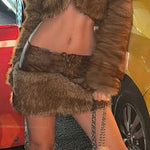 Low-Waist Mini Skirt Style