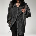 Unique shirt with slight transparency-runwayfashionista.com