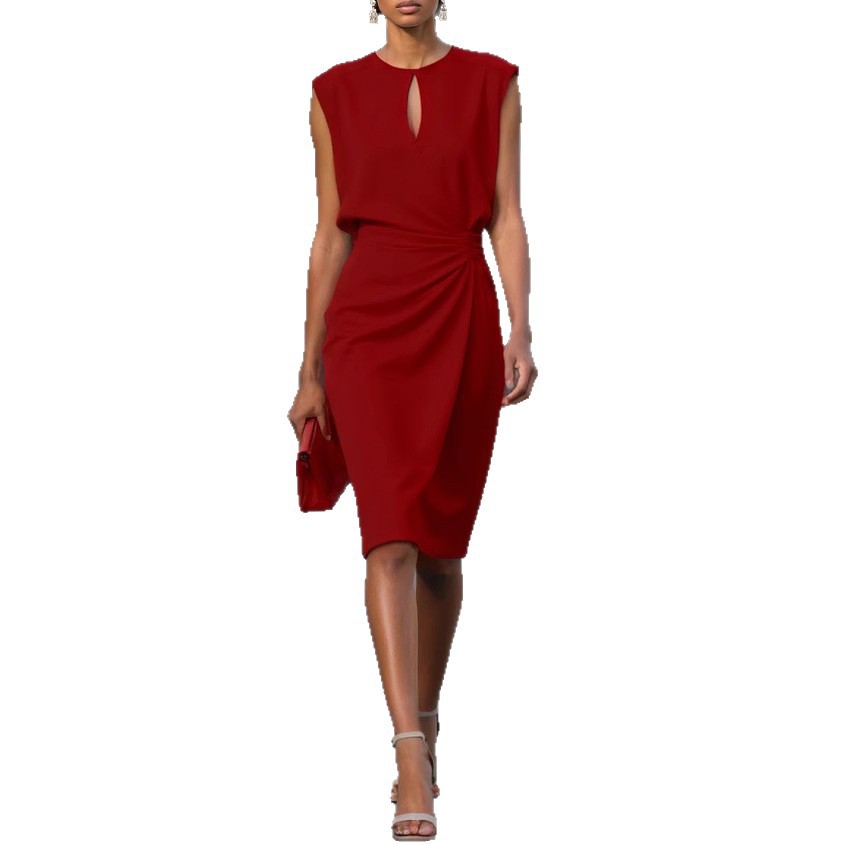 Casual A-Line Midi Dress