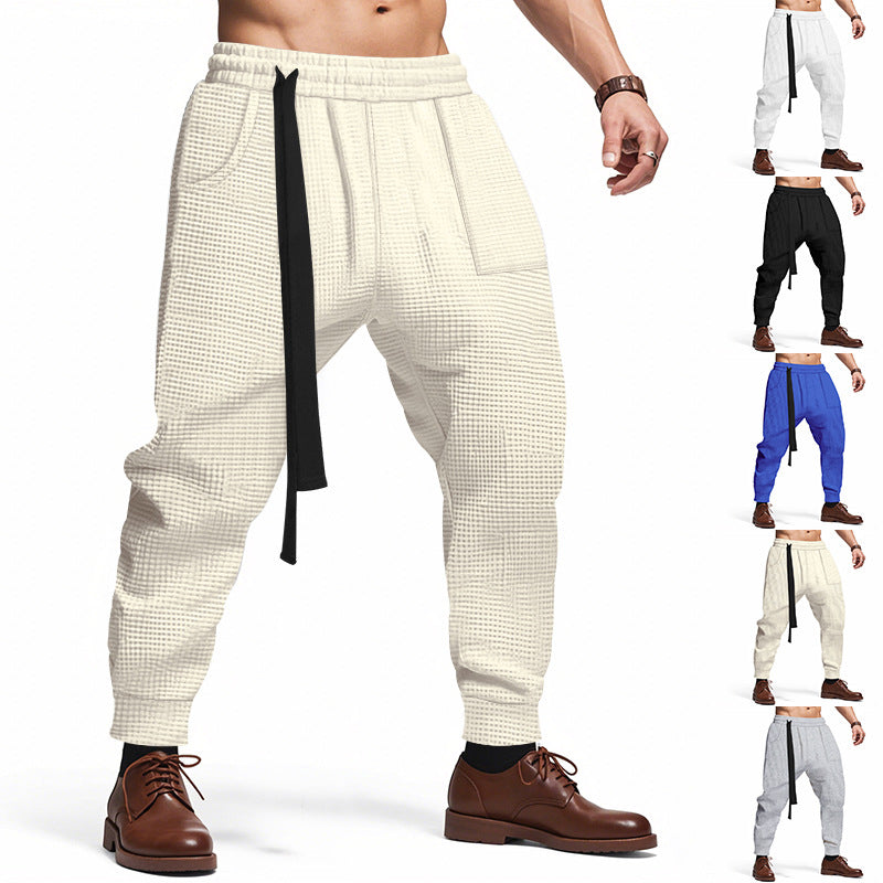 Hip Hop Streetwear Track Pants - white