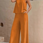 Elegant Casual Loose Pants Sets - orage