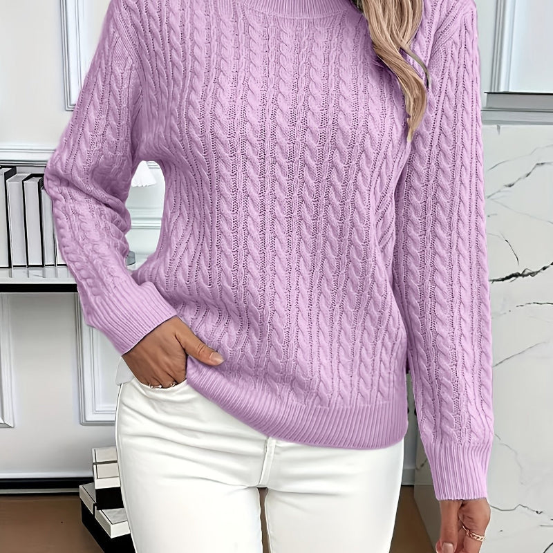 wist Round Neck Pullover Sweater