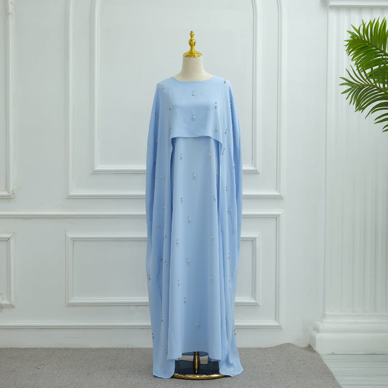 Beaded Dress Two-Piece Set