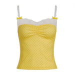 Polka Dot Perfection: Your New Strapless Crop Top!