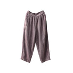 Retro Linen Harem Pants: Tapered & Lined