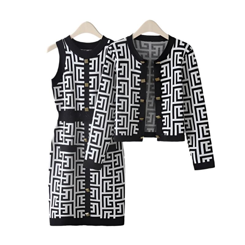 Small Fragrance Style Dress Set