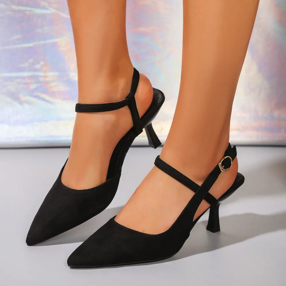 High Heels With Pointed Toes